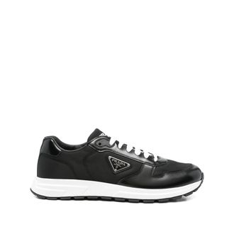 Prada Leather-panelled Sneakers