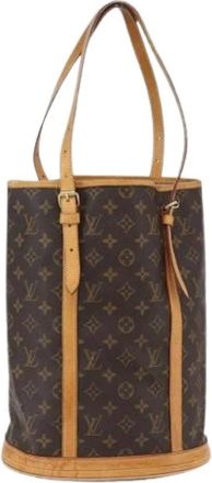 Louis Vuitton Pre-owned Bucket Bags, female, Brown, Size: ONE SIZE Pre-owned Bucket Bag