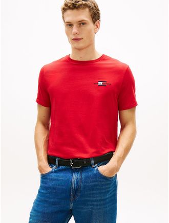 Tommy Hilfiger Mens Flag Graphic Logo T-Shirt - Red - XXXL