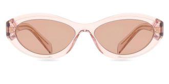 Prada PR 26ZS 19Q10D Womens Sunglasses Pink Size 55