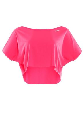 Winshape Oversize-Shirt WINSHAPE DT104, Damen, Gr. XXL, pink (neon pink), 80% Polyester, 20% Elasthan, U-Boot-Ausschnitt, Shirts Oversize-Shirt, Functional