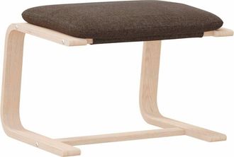 vidaXL Reposapi&eacute;s De Tela Marr&oacute;n Oscuro 51x41x40 Cm Vidaxl