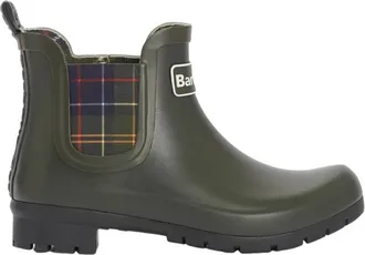 Barbour Wellies, female, Green, 4 UK, Green Rubber Beatles Wellington Boots