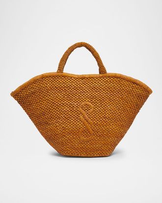 Proenza Schouler Large Chelsea Tote Bag in Natural Raffia