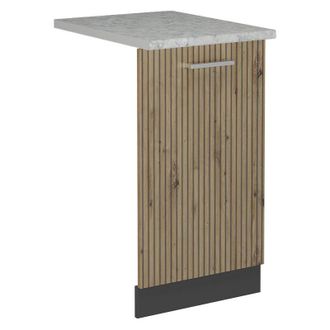 Vicco Coperchio per lavastoviglie R-Line, Rovere artigianale, 45 cm, pl Marmo