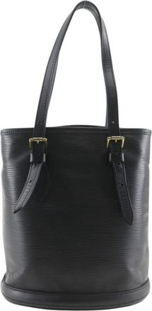 Louis Vuitton Epi Black Noir Epi Leather Tote Bag (Pre-Owned)