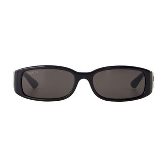 Gucci Womens Gg1661s-001 Sunglasses Black Synthetic