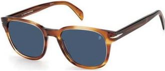 David Beckham Womens DB-1062-S-EX4F2KU DB 1062 52 S EX4F2KU Sunglasses - Brown - One Size