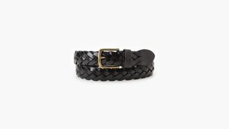 Levi's Leather Braid Belt - Mens - 100 - Black