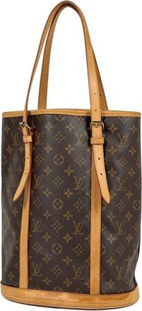 Louis Vuitton Brown Monogram Shoulder Bag Tote Bag (Pre-Owned)