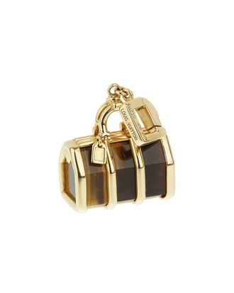 Louis Vuitton 18K Tiger Eye Bag Charm Pendant (Authentic Pre-Loved)