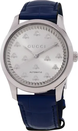 Gucci G-Timeless Automatic Silver Dial Watch YA1264214