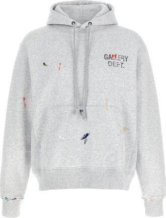 Gallery Dept. Hoodies & sweatvesten, Heren, Grijs, L, Katoen, Paint Logo Hoodie