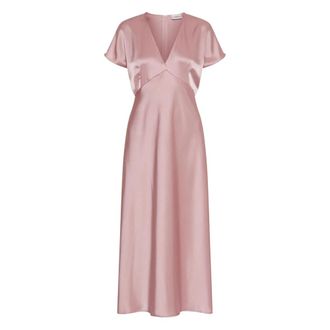 Marella Falange Midi Jurk - Dames - Casual kleedjes - Roze - XS - Kleedjes