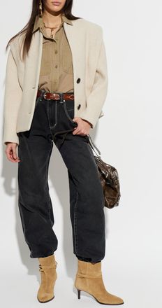 Isabel Marant Dyogo Jacket, Womens, Cream