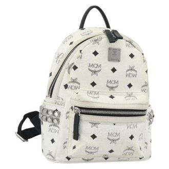 MCM Zaino Pre-owned - - Pre-owned - Donna - Bianco - ONE SIZE