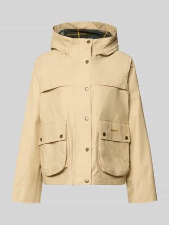 Barbour Regular Fit Funktionsjacke aus Baumwoll-Mix Modell BAYTHORPE in Beige, Gr&ouml;&szlig;e 34