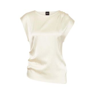 HUGO BOSS Overhemden, Dames, Wit, M, Etoga Blouse