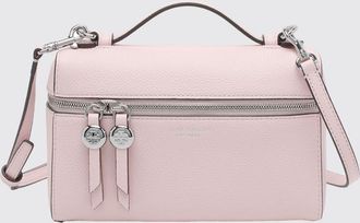 Tory Burch Borsa a mano mini Romy in pelle a grana con doppia zip