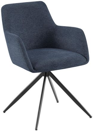 Clp Clp - Silla De Comedor Olema En Tela Azul