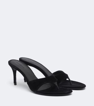 Magda Butrym Velvet thong sandals