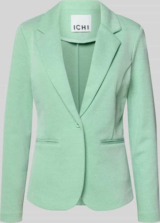 Ichi Slim Fit Blazer mit Paspeltaschen Modell KATE PIQUE in Hellgruen, Gr&ouml;&szlig;e XXL
