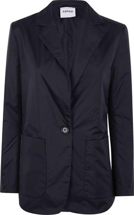 Aspesi patch-pocket single-breasted blazer - Black