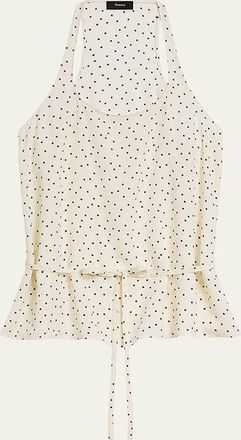 Theory Belted Halter Tank Top