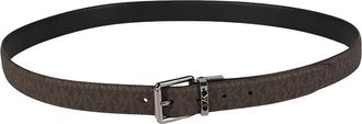 Michael Kors Logo Omkeerbare Riem - Heren - Riemen - Bruin - ONE Size - Leer - Accessoires