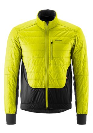 Gonso Fahrradjacke GONSO Trail Jacket Primaloft M, Herren, Gr. 4XL, gelb, 100% Polyester, hoch geschlossener Ausschnitt, Jacken Fahrradjacke, Herren Radjack