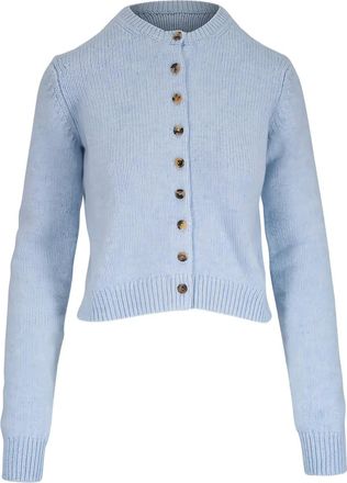 Khaite Cardigan Everheart in cashmere - Blu
