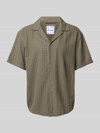 Only & Sons Freizeithemd aus Viskose-Mix mit Leinen-Anteil Modell LATHAM in Oliv, Gr&ouml;&szlig;e XXL