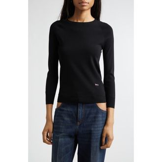 Stella McCartney Compact Knit Top in Black at Nordstrom, Size X-Small