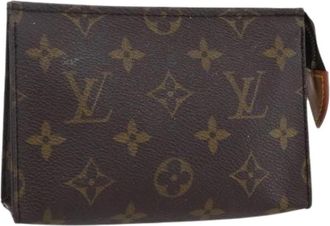 Louis Vuitton Pre-owned Clutches, female, Brown, Size: ONE SIZE Pre-owned Canvas Clutch
