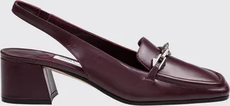 Jimmy Choo London Slingback Diamond Tilda in pelle liscia con morsetto e tacco basso
