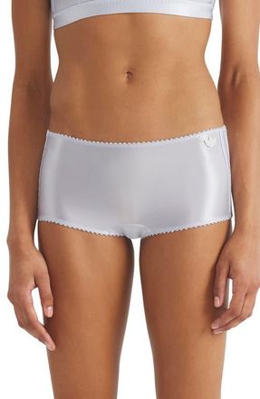adidas Originals Picot Trim Boyshorts in Crystal Sky at Nordstrom, Size Xx-Large