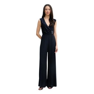 Gaud&igrave; Tuta plissettata a portafoglio - - Jumpsuits & Playsuits - Donna - Blu - M