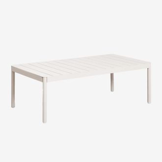 Sklum Mesa De Centro Para Jard&iacute;n Rectangular 110x60 Cm En Aluminio Boleni Sklum