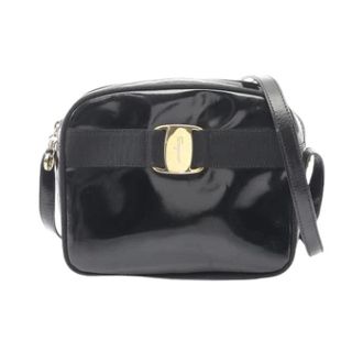 Ferragamo Pre-owned Cross Body Bags, female, Black, Size: ONE SIZE Pre-owned Shoulder Bag