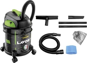 Trade Shop Trade Shop - 1200w Lavor Wash Rudy 1200s Cubo De 20 Litros Para S&oacute;lidos Y L&iacute;quidos