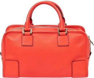 Loewe Red Calfskin Leather Amazona 28, Never Carried (Authentic Pre-Loved)