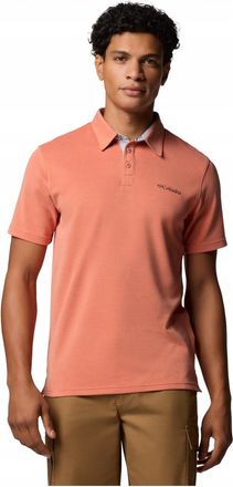 Columbia Heren Nelson Point Poloshirt (Oranje)