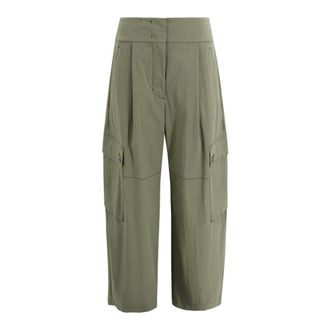 Max Mara Wide Trousers, female, Green, XS, Wide Trousers