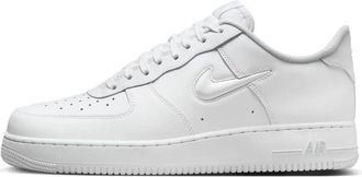 Nike Air Force 1 Low 07 Jewel - unisex - Skateschoenen - Wit - 45 1/2 EU - Leer - Fitness
