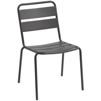 Hesperide Hesperide - Sedia da giardino impilabile phuket in acciaio trattato con polveri epossidiche - Hespéride
