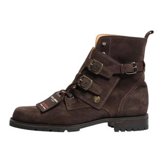 Dolce & Gabbana Ankle Boots, male, Brown, Size: 11 US Buckle Boots