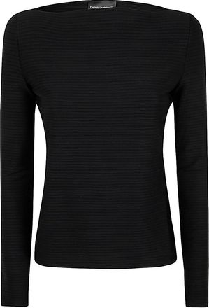 Emporio Armani Boat Neck Knitted Jumper
