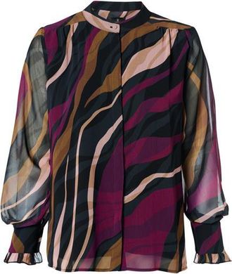 Mart Visser Caylee Print Blouse Dark Berry