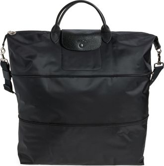 Longchamp Le Pliage One S Canvas Travel Bag Expandable in Black at Nordstrom
