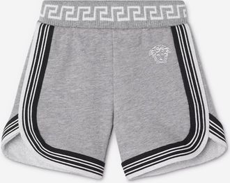 Versace Baby Boys Medusa Logo Shorts in Grey - Size 9-12M